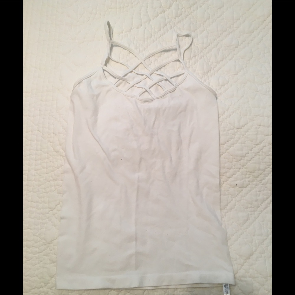 Stretchy White Tank